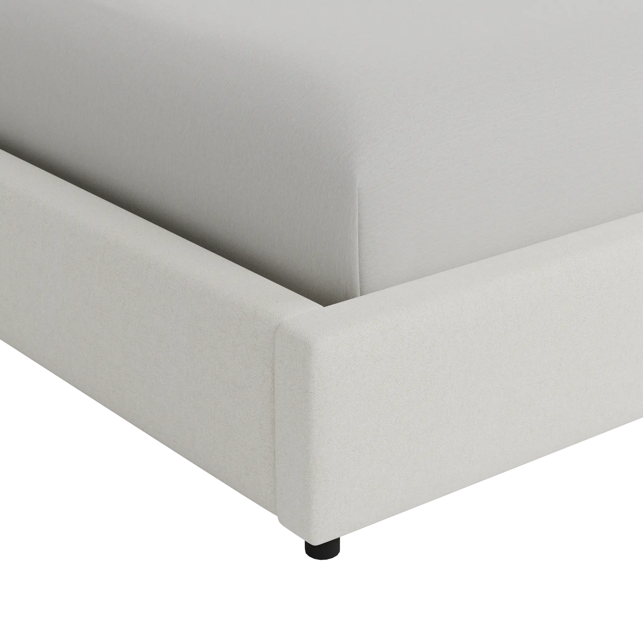 Captiva Elite Ivory 48" Upholstered Shelter Bed Captiva Elite Ivory 48" Upholstered Shelter Bed