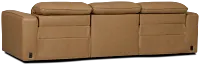 Ryland Brown Lthr/vinyl 3-piece Power Sofa