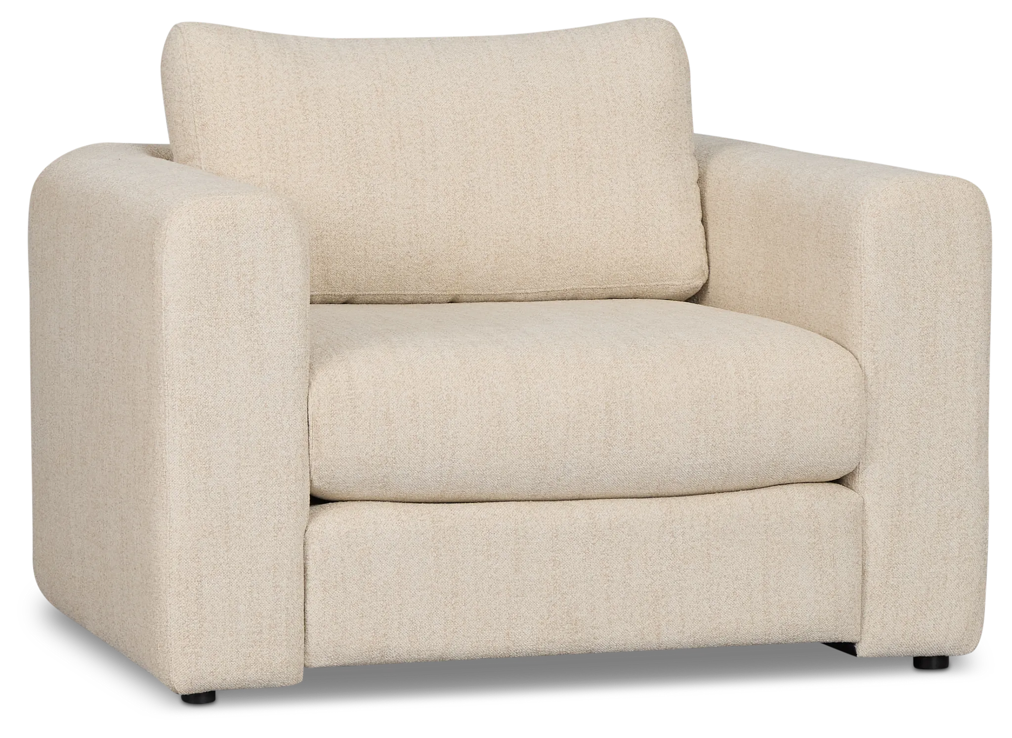 Alma Light Beige Fabric Chair
