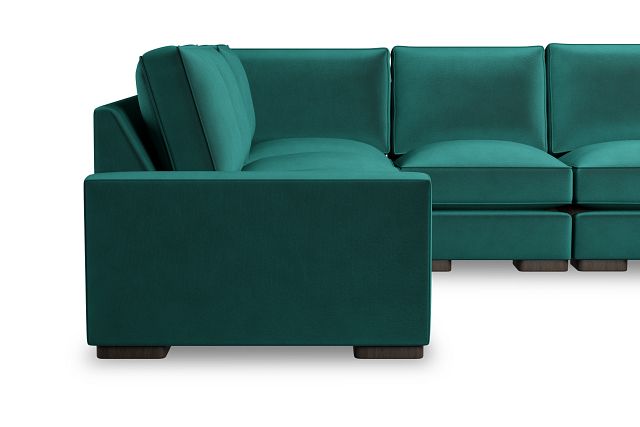 Edgewater Joya Green Medium Two-arm Sectional