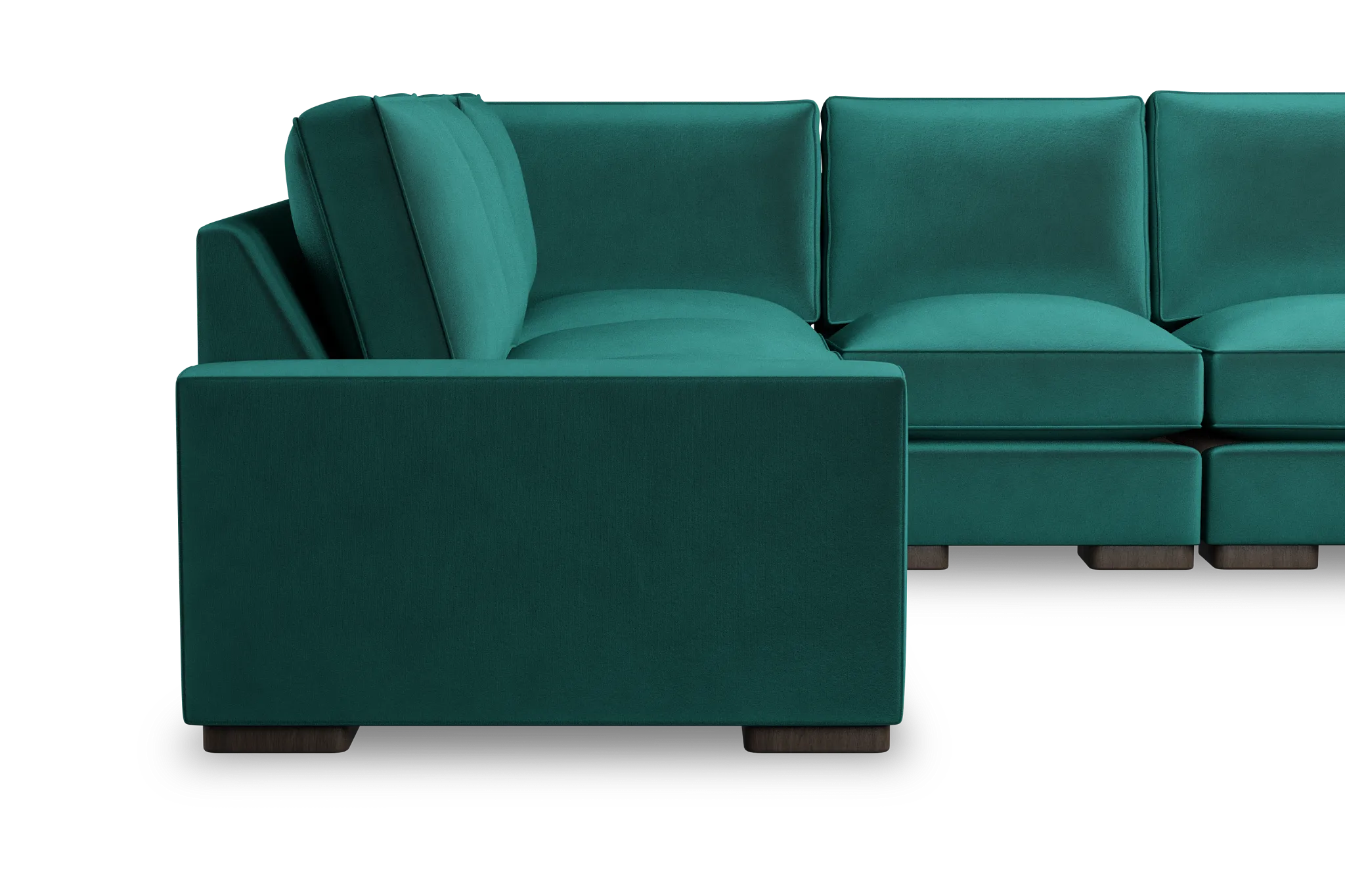 Edgewater Joya Green Medium Two-arm Sectional