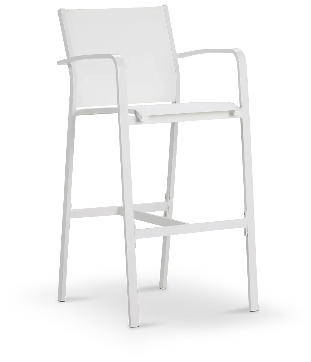 Lisbon White 30" Barstool