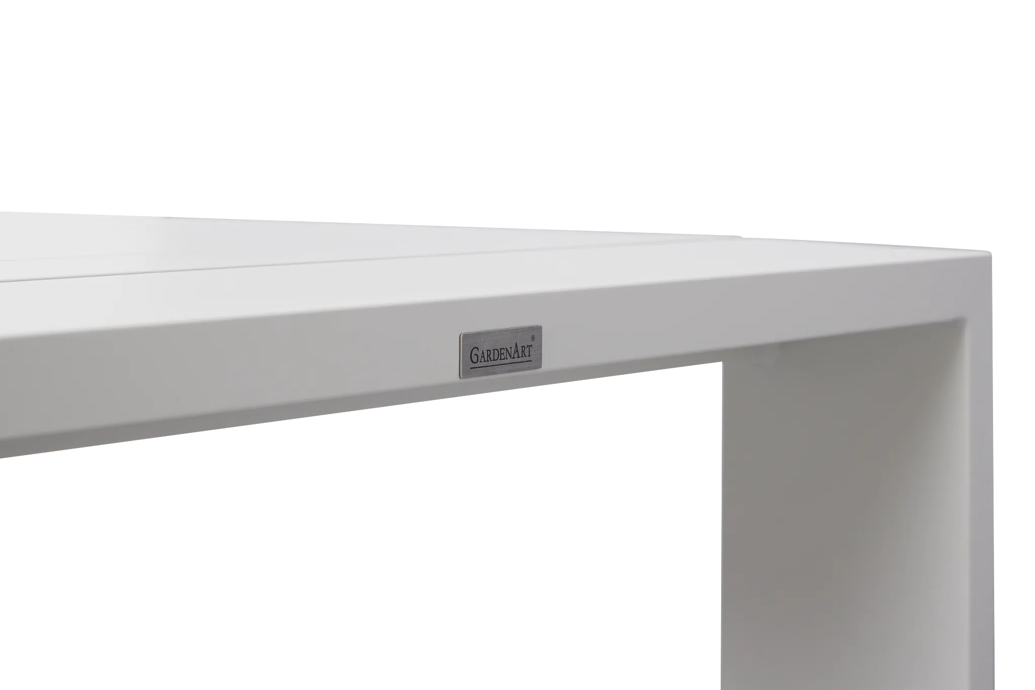 Sunrise White 86" Rectangular Table