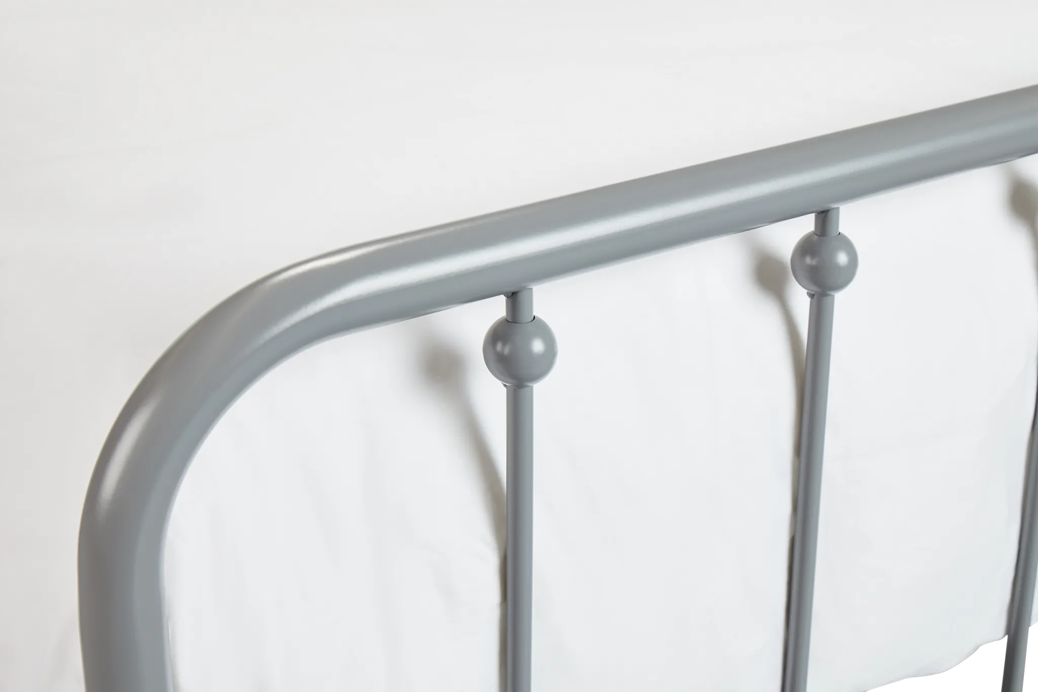 Rory Gray Metal Panel Bed