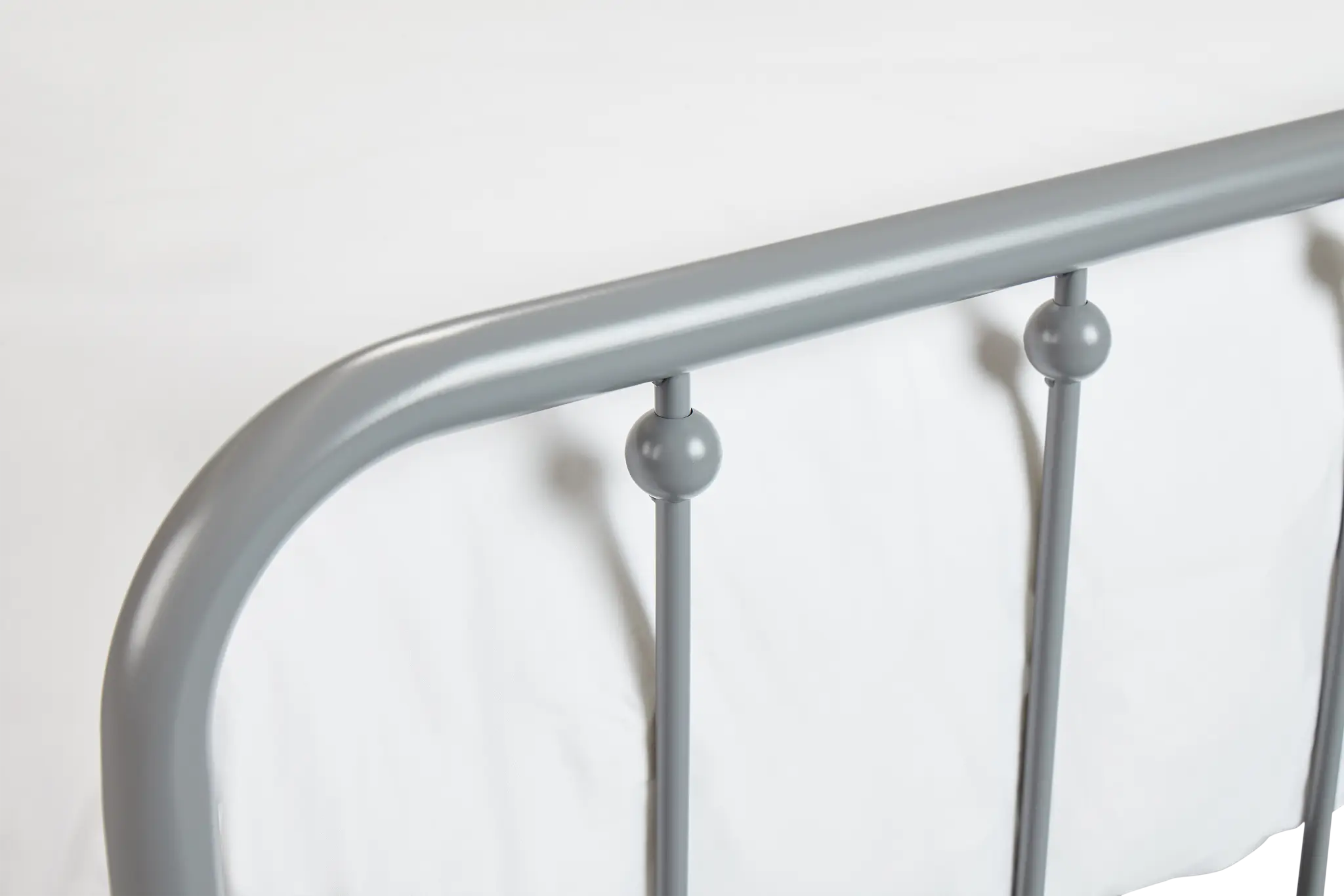 Rory Gray Metal Panel Bed Rory Gray Metal Panel Bed