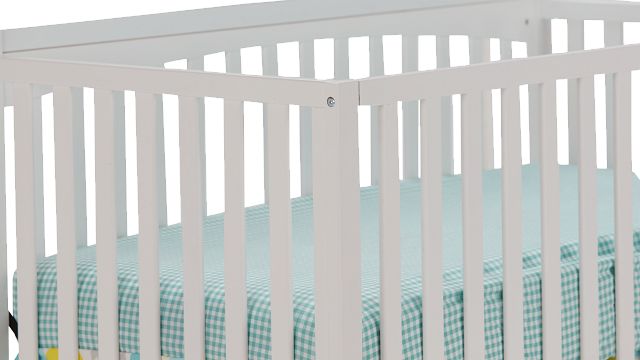 Parker White 4-in-1 Crib