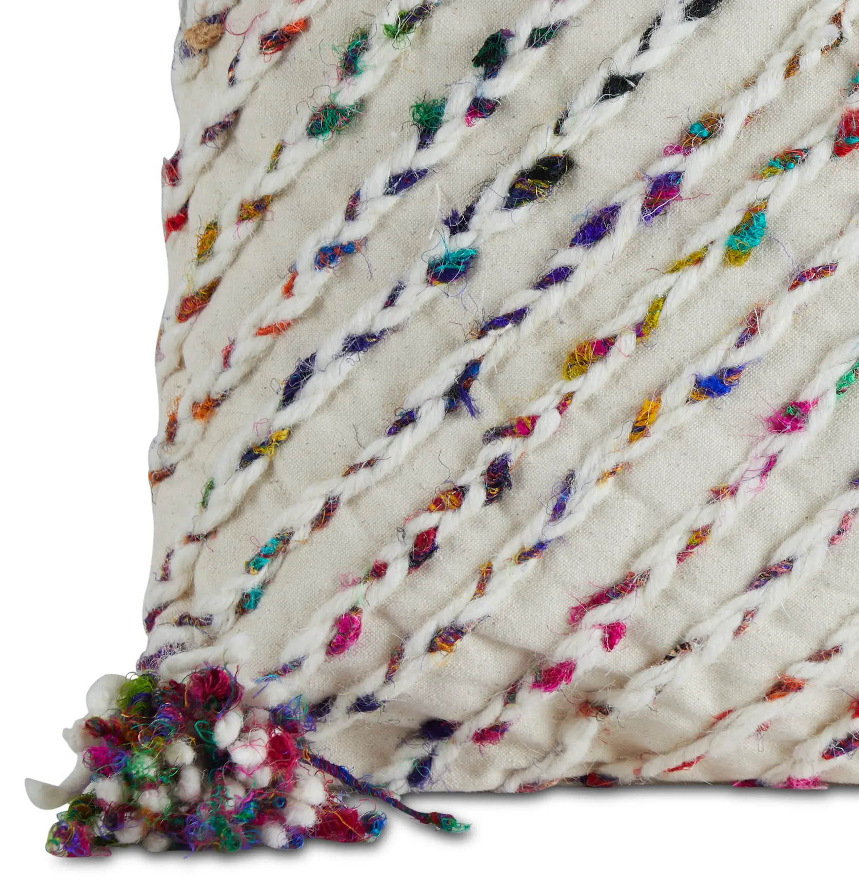 Vargas Multicolored Square Accent Pillow Vargas Multicolored Square Accent Pillow