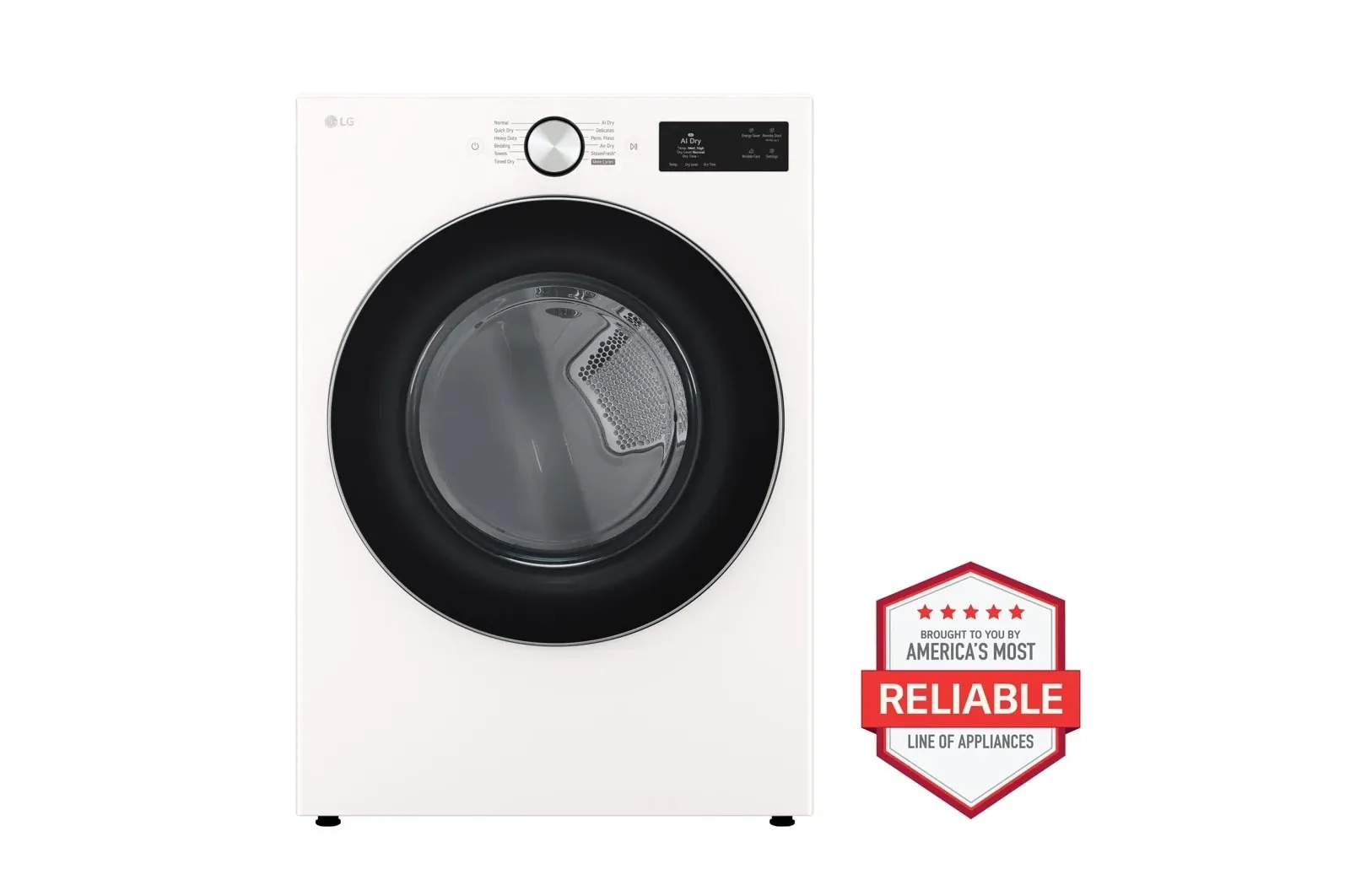 Lg 5800 Series White Front Load Electric Dryer