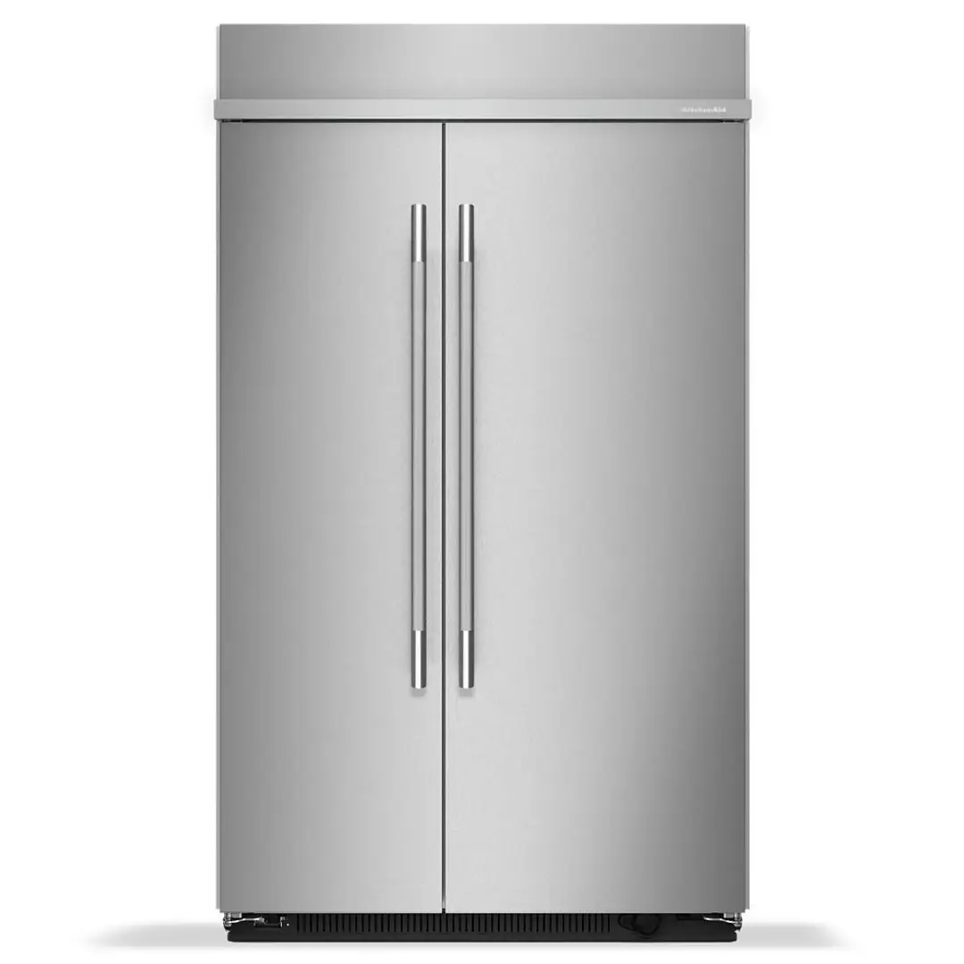 Kitchenaid 748 Series Stainless Steel 48" Built In Side By Side Refrigerator Kitchenaid 748 Series Stainless Steel 48" Built In Side By Side Refrigerator
