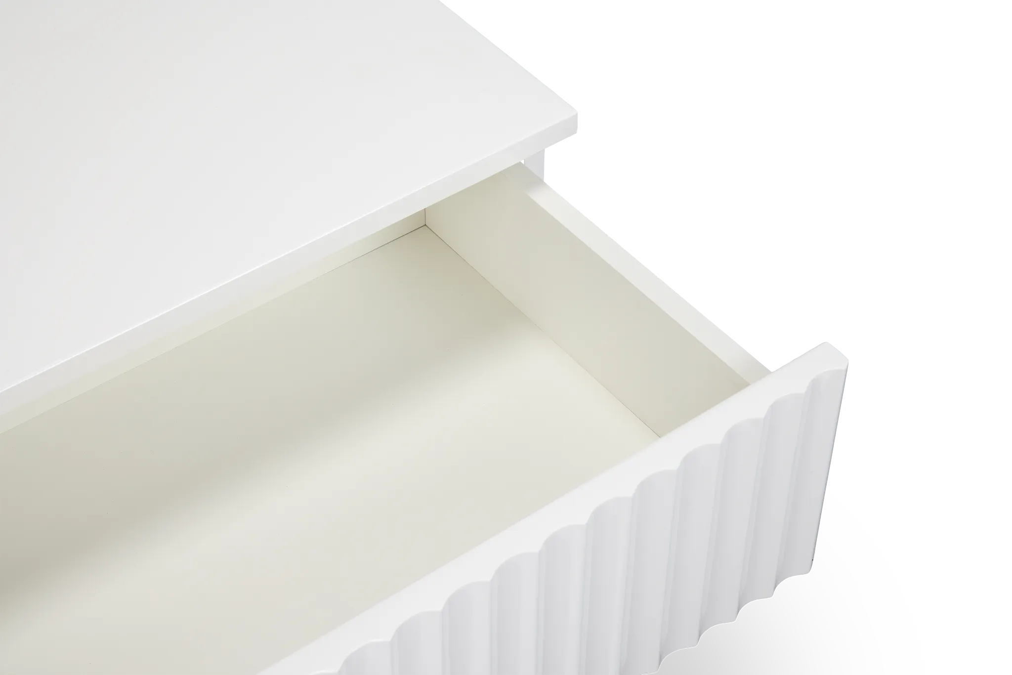 Surge White Rectangular Coffee Table