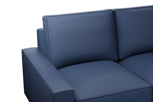 Edgewater Revenue Dark Blue Small Two-arm Sectional