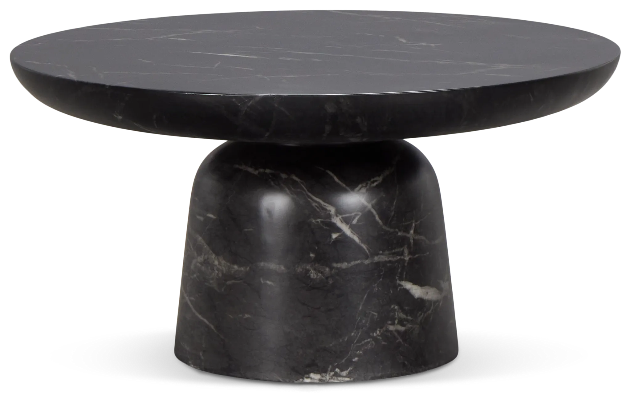 Merrick Black Round Coffee Table