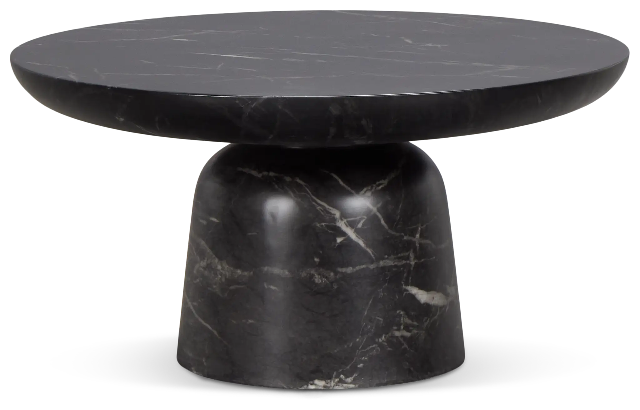 Merrick Black Round Coffee Table Merrick Black Round Coffee Table