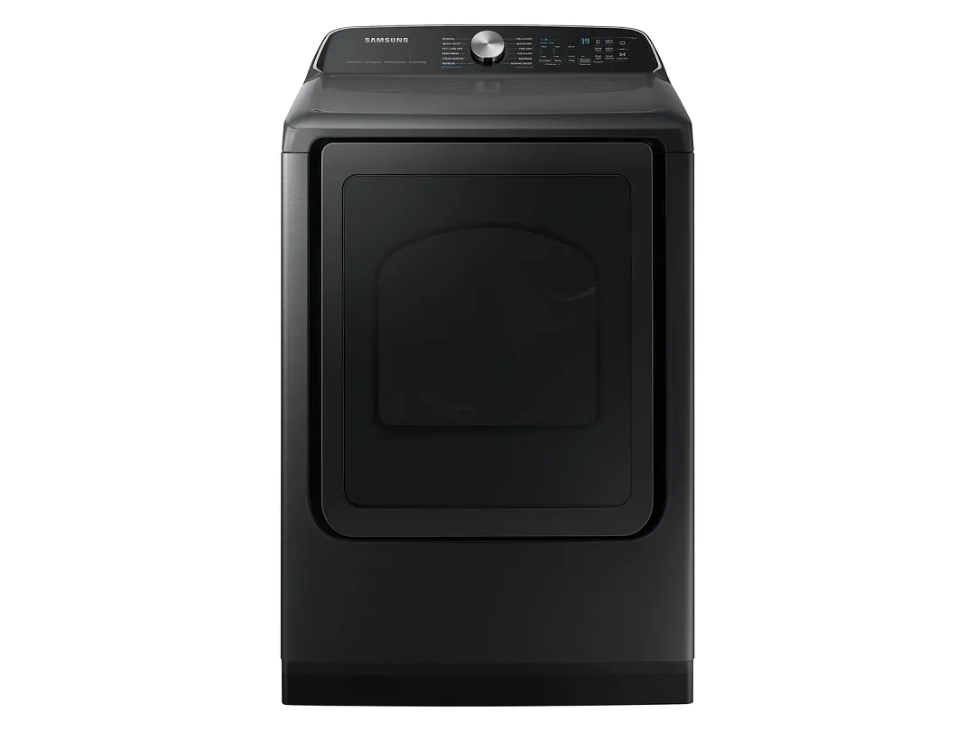 Samsung 7100 Series Black Front Load Gas Dryer