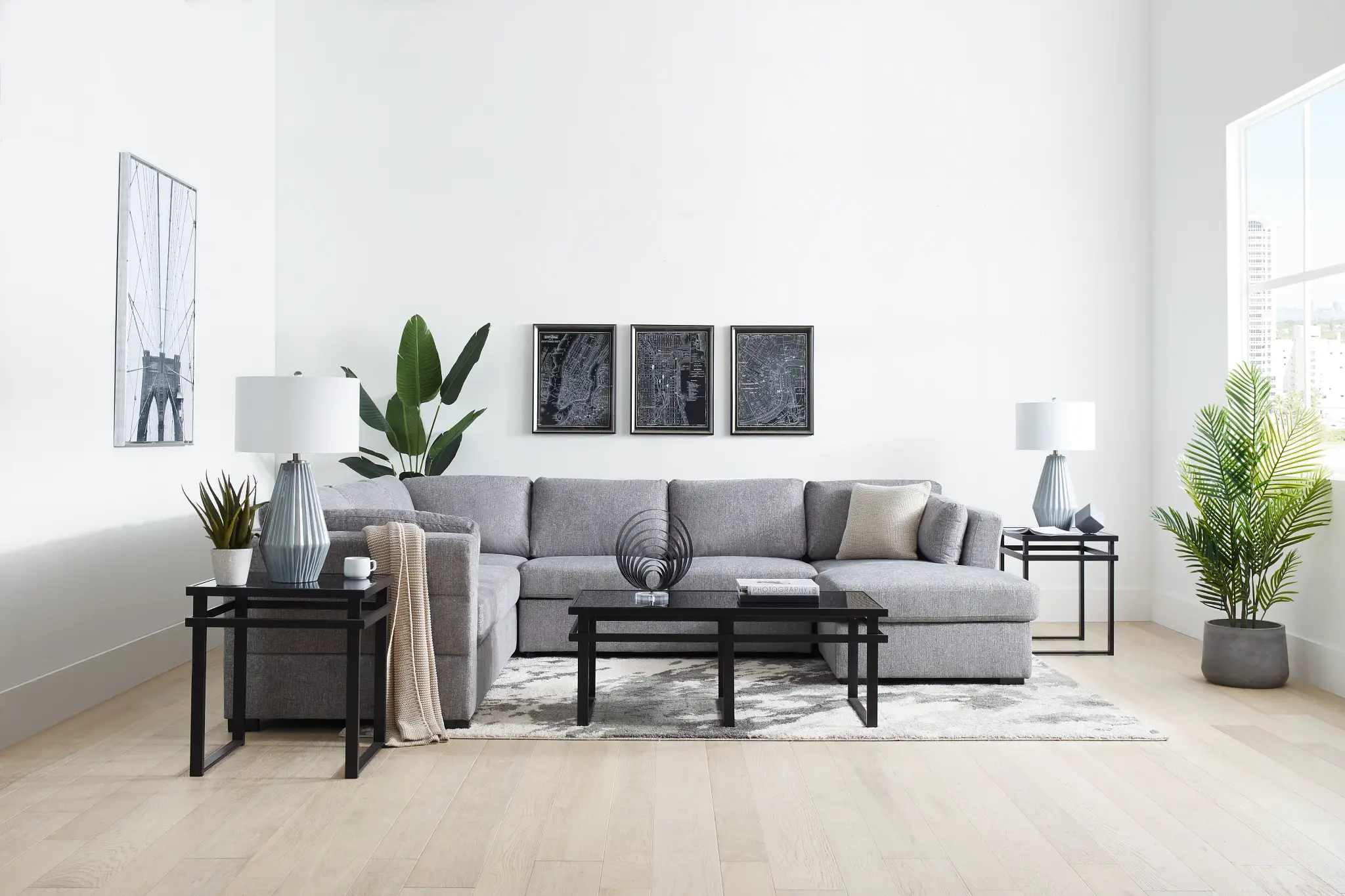 Amber Dark Gray Fabric Large Right Chaise Storage Sleeper Sectional Amber Dark Gray Fabric Large Right Chaise Storage Sleeper Sectional