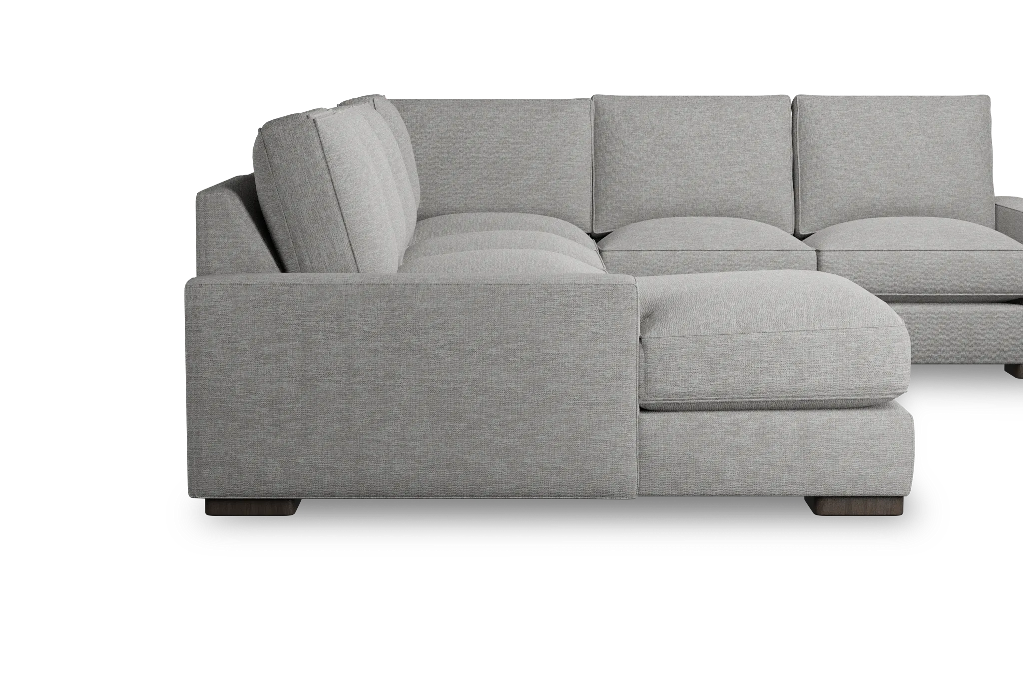 Edgewater Victory Gray Medium Left Chaise Sectional