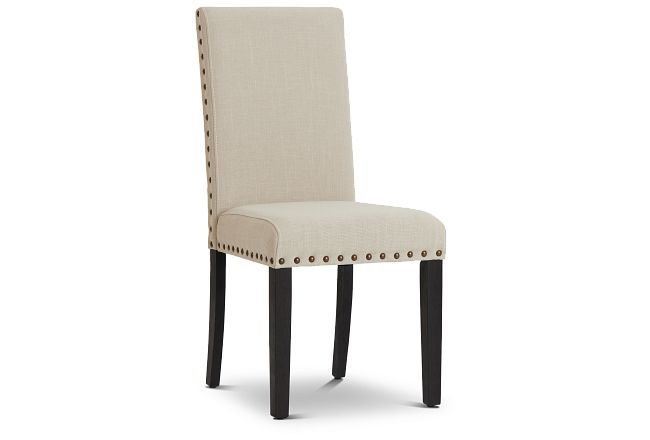 Portia Dark Tone Upholstered Side Chair