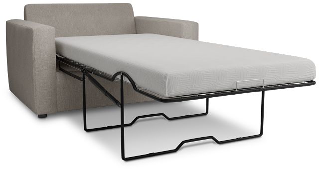 Siesta Revenue Beige Fabric Memory Foam Sleeper