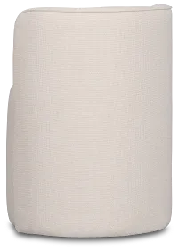 Ryan Light Beige Castored Upholstered Side Chair