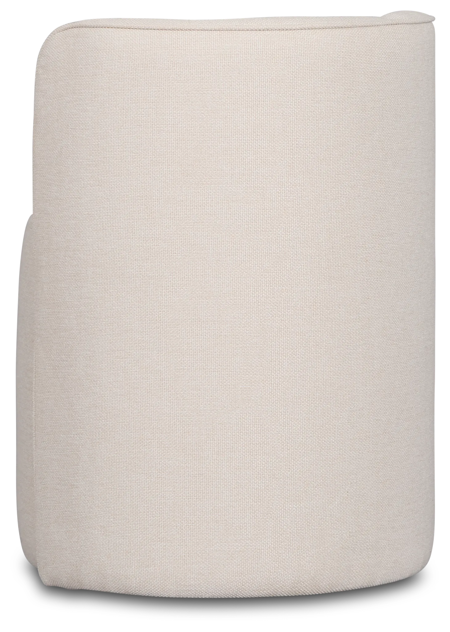 Ryan Light Beige Castored Upholstered Side Chair