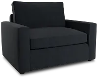 Siesta Victory Dark Blue Fabric Innerspring Sleeper