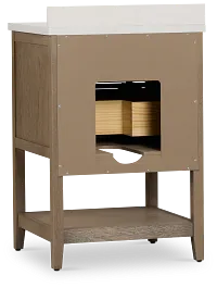 Alden Light Gray 24" Single Bathroom Vanity