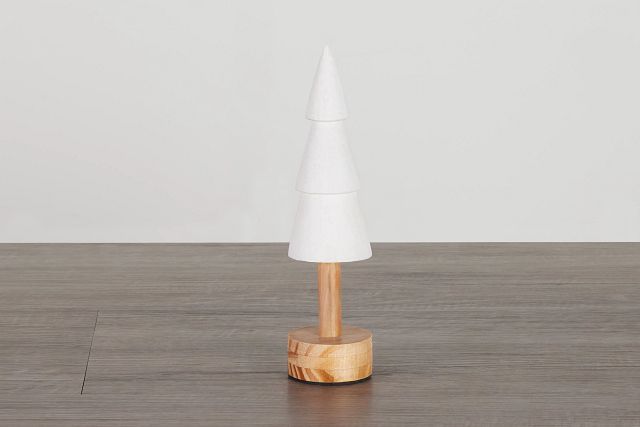 Pine White Small Tabletop Accessory