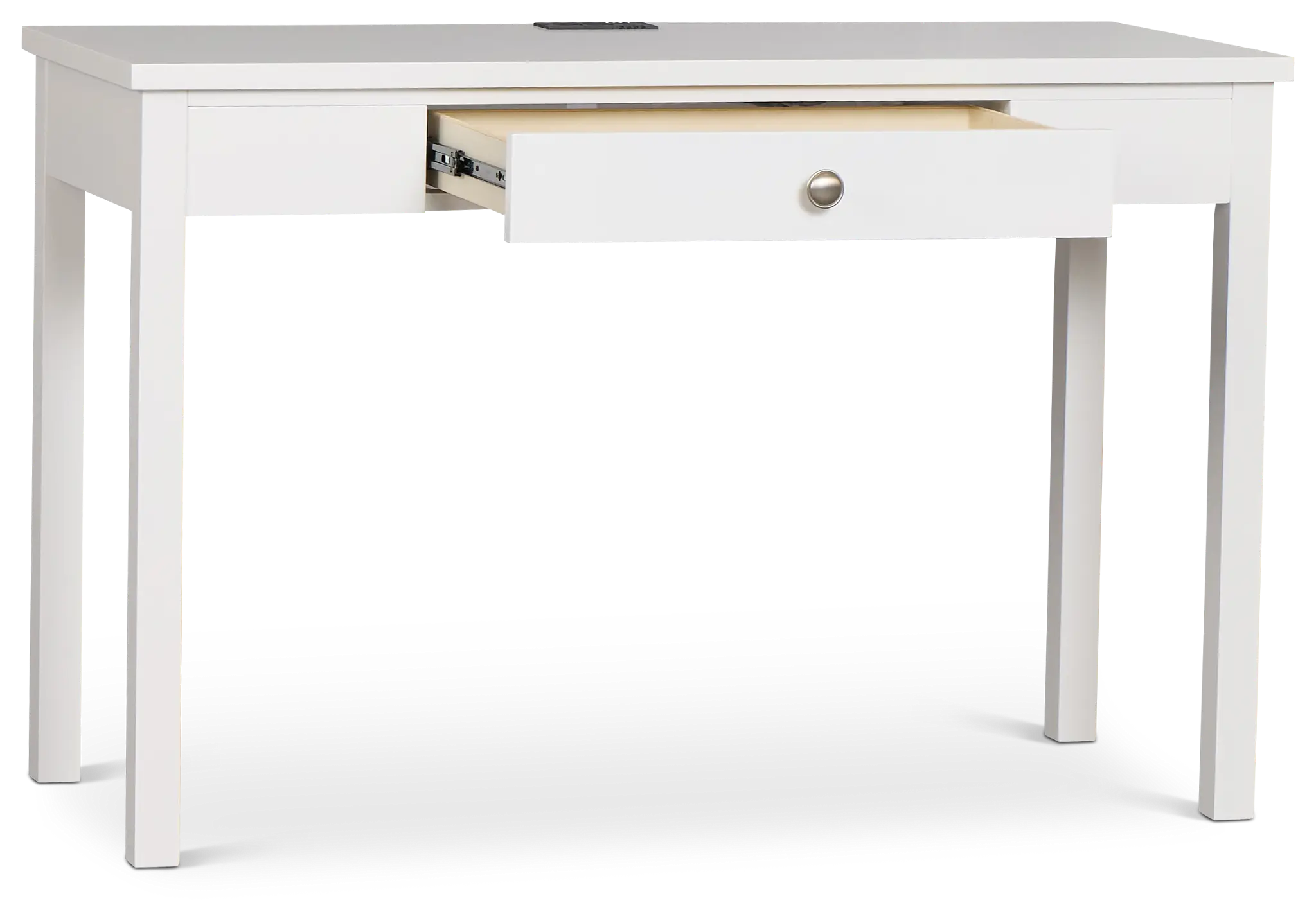 Charleston White 1-drawer Desk Charleston White 1-drawer Desk