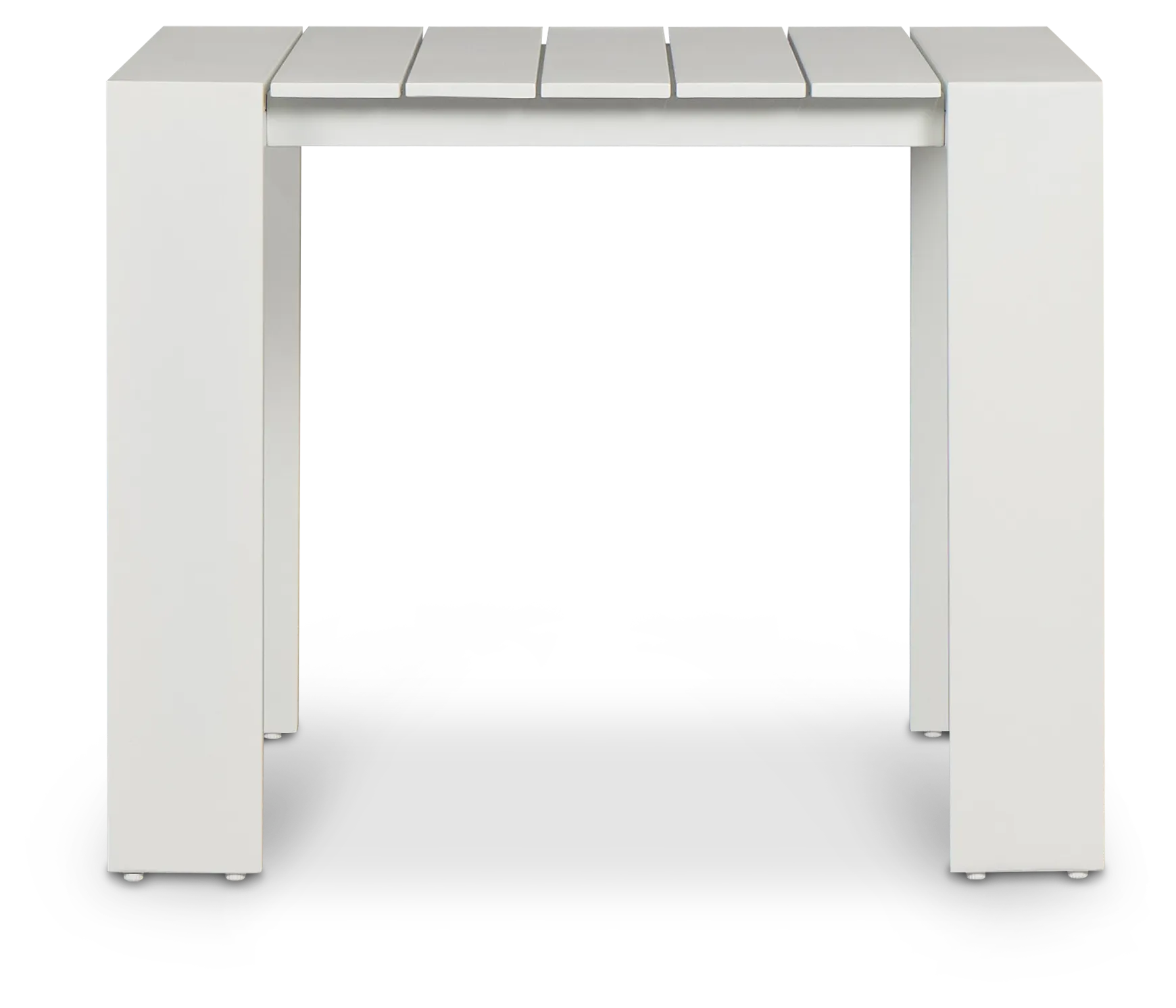 Sunrise White 35" Square Table