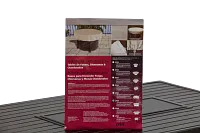 Khaki Large Rectangular Fire Pit Outdoor Cover