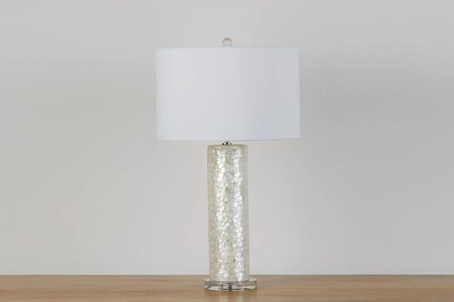Chiara Light Beige Table Lamp