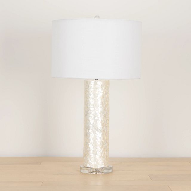 Chiara Light Beige Table Lamp