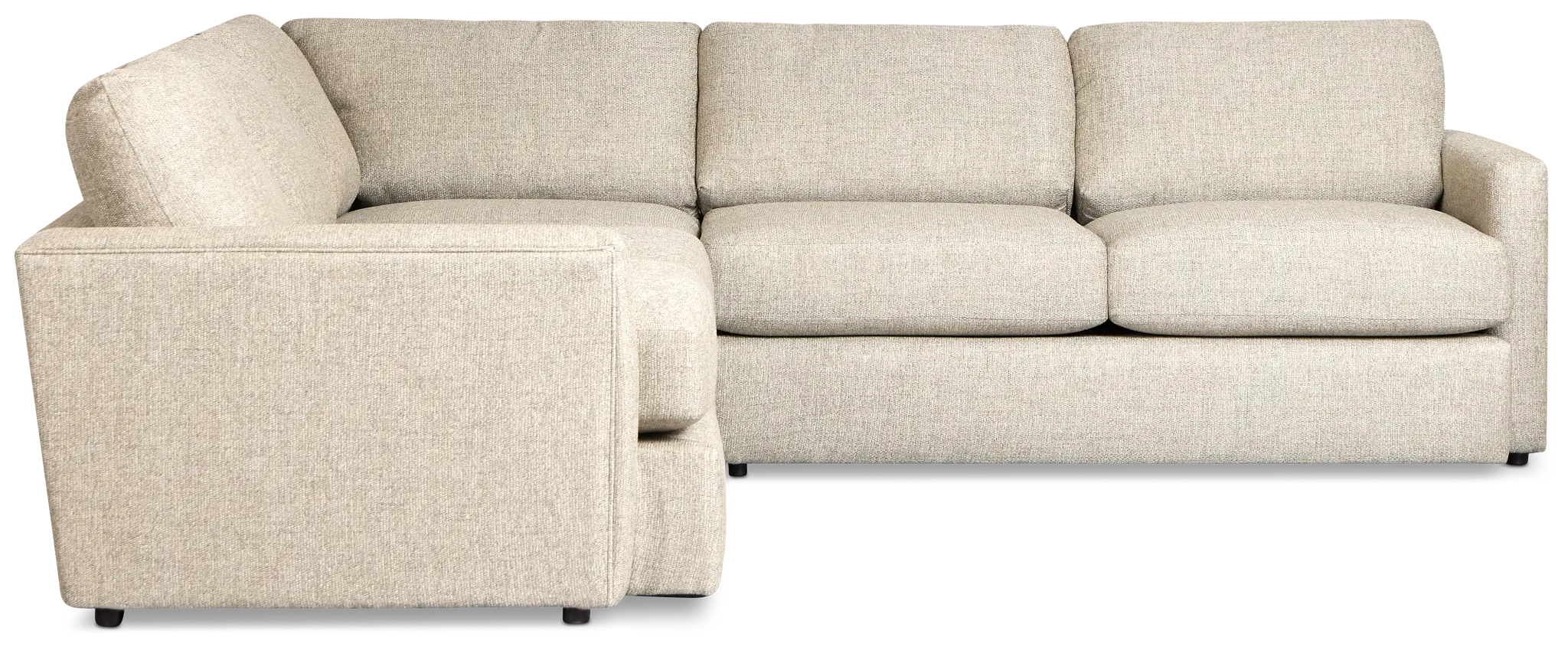 Maxwell Dark Gray Fabric Small Two-arm Sectional Maxwell Dark Gray Fabric Small Two-arm Sectional