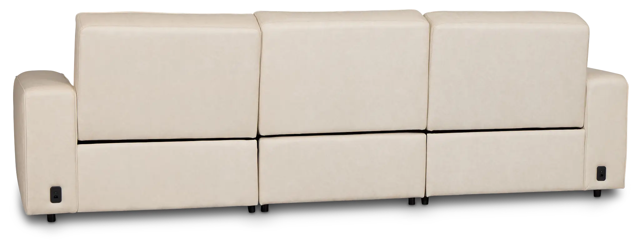 Sawyer Ivory Micro 3-piece Modular Power Sofa Sawyer Ivory Micro 3-piece Modular Power Sofa
