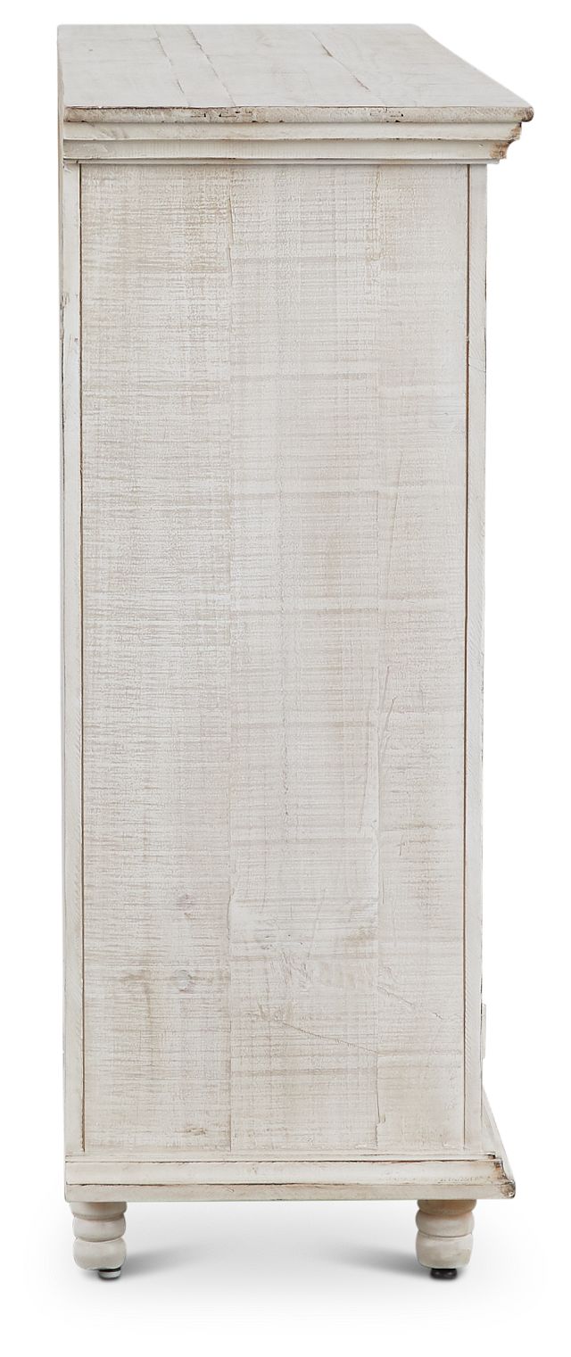 Lucas White Wood Four-door Cabinet