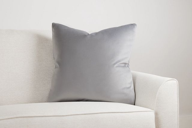 Reign Gray 22" Accent Pillow