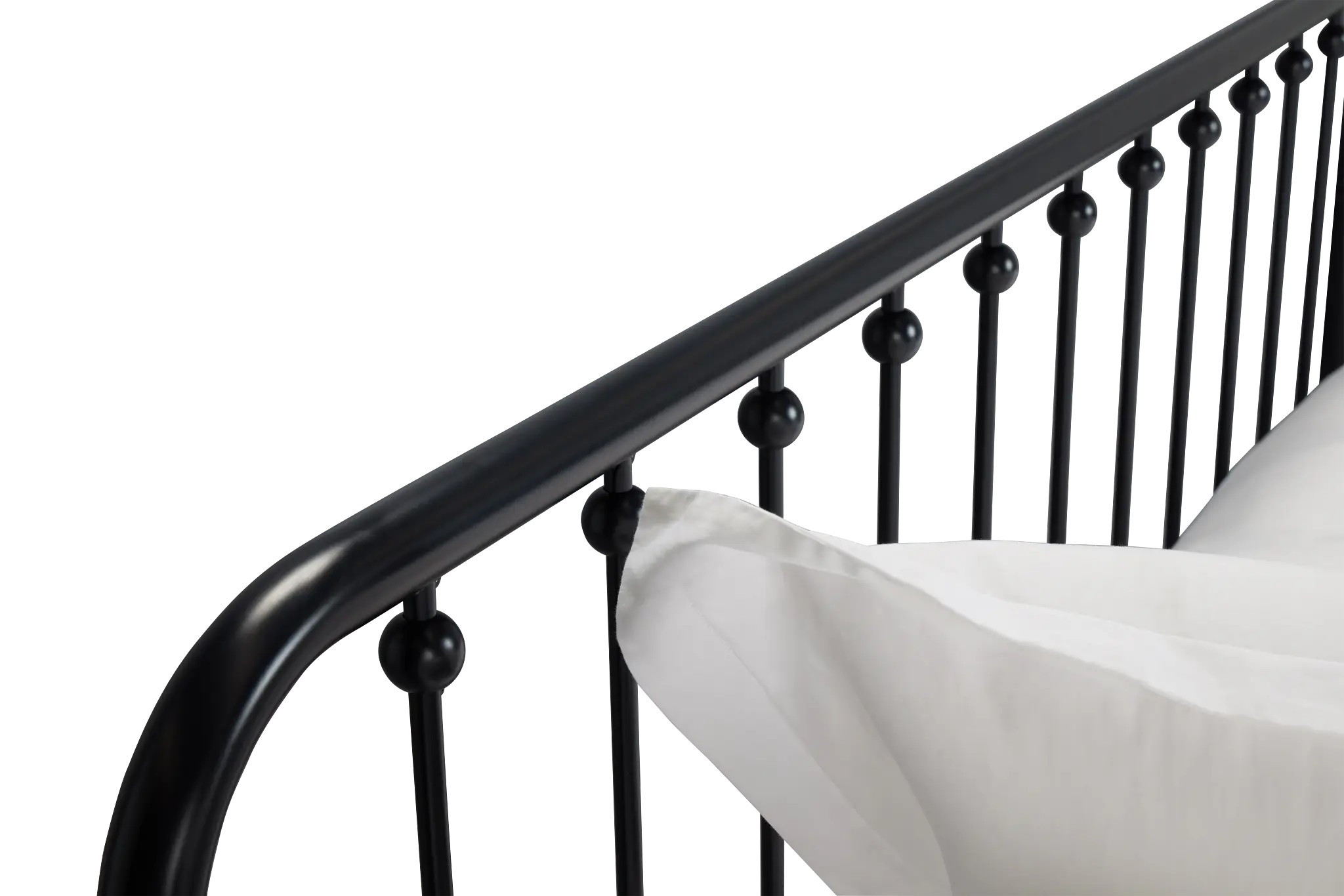 Rory Black Metal Trundle Daybed Rory Black Metal Trundle Daybed