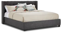 Chatham Dark Gray Low Platform Bed