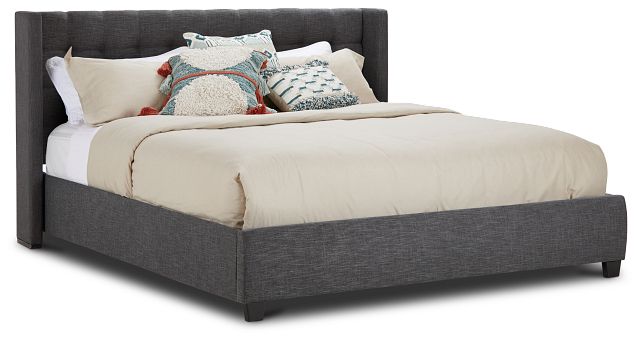 Chatham Dark Gray Low Platform Bed