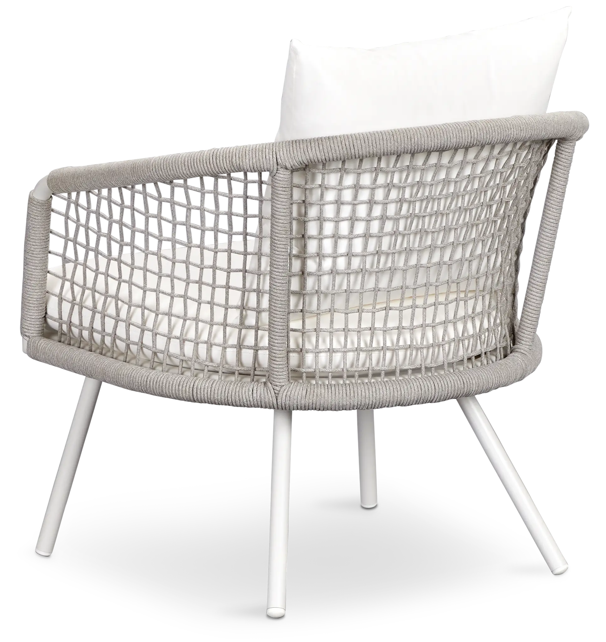 Antigua White Rope Arm Chair Antigua White Rope Arm Chair