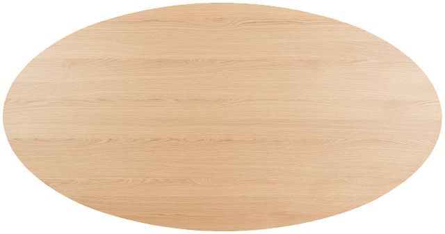 Nomad Light Tone 94" Oval Table