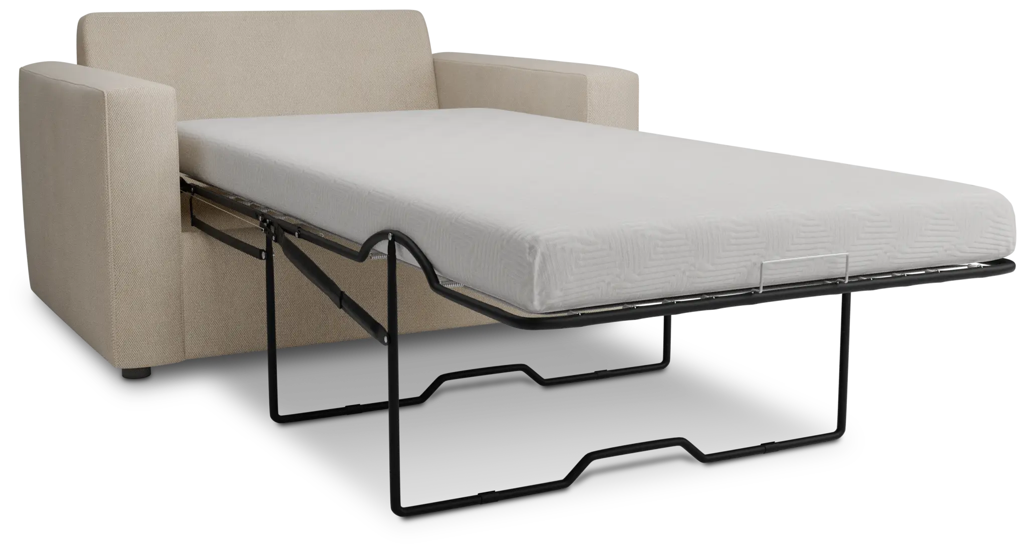 Siesta Peyton Beige Fabric Cooling Memory Foam Sleeper Siesta Peyton Beige Fabric Cooling Memory Foam Sleeper