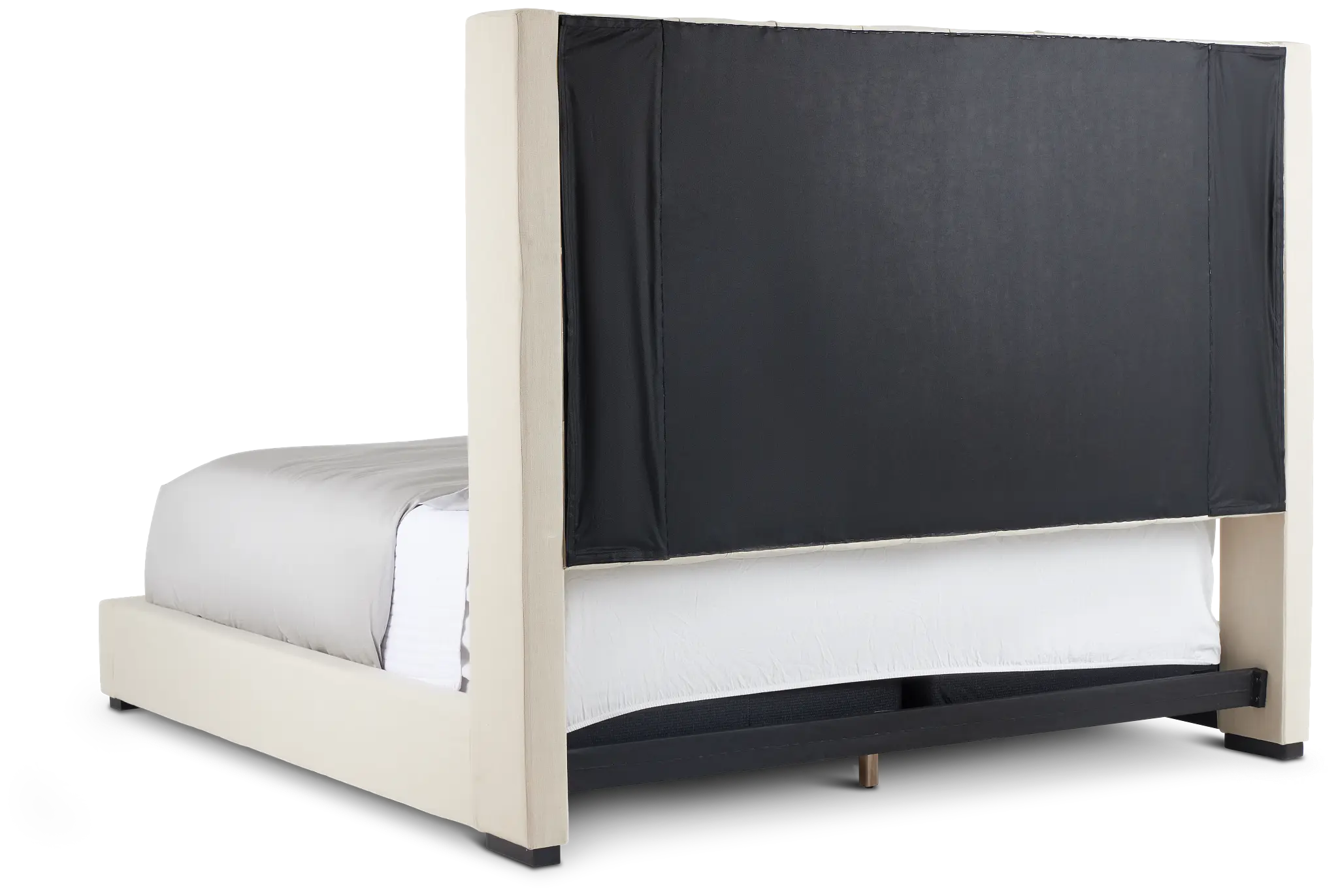 Lacey Beige Uph Platform Bed Lacey Beige Uph Platform Bed