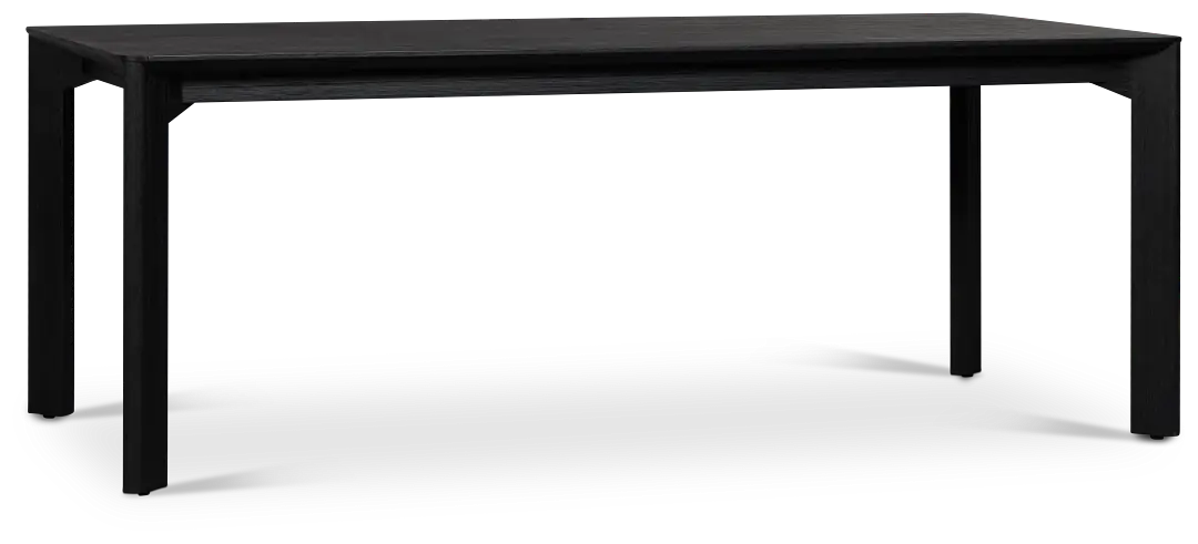 Santorini Black 79" Rectangular Table Santorini Black 79" Rectangular Table