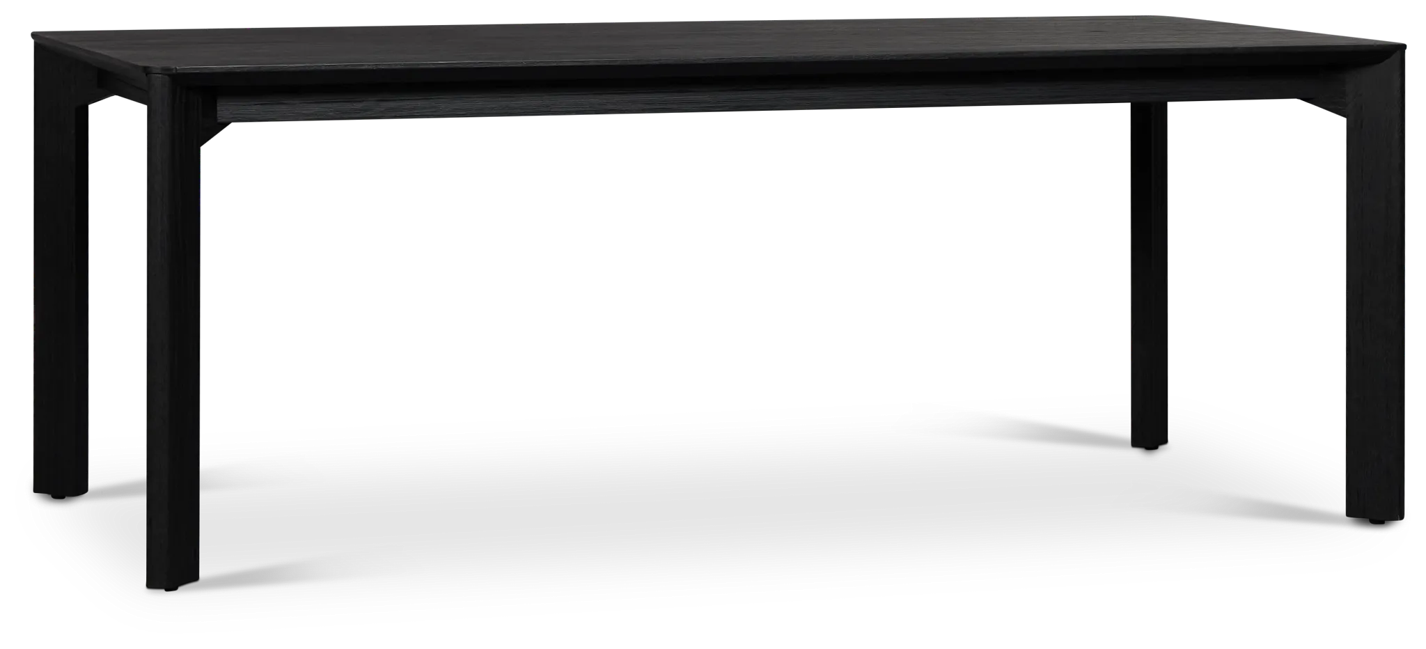 Santorini Black 79" Rectangular Table