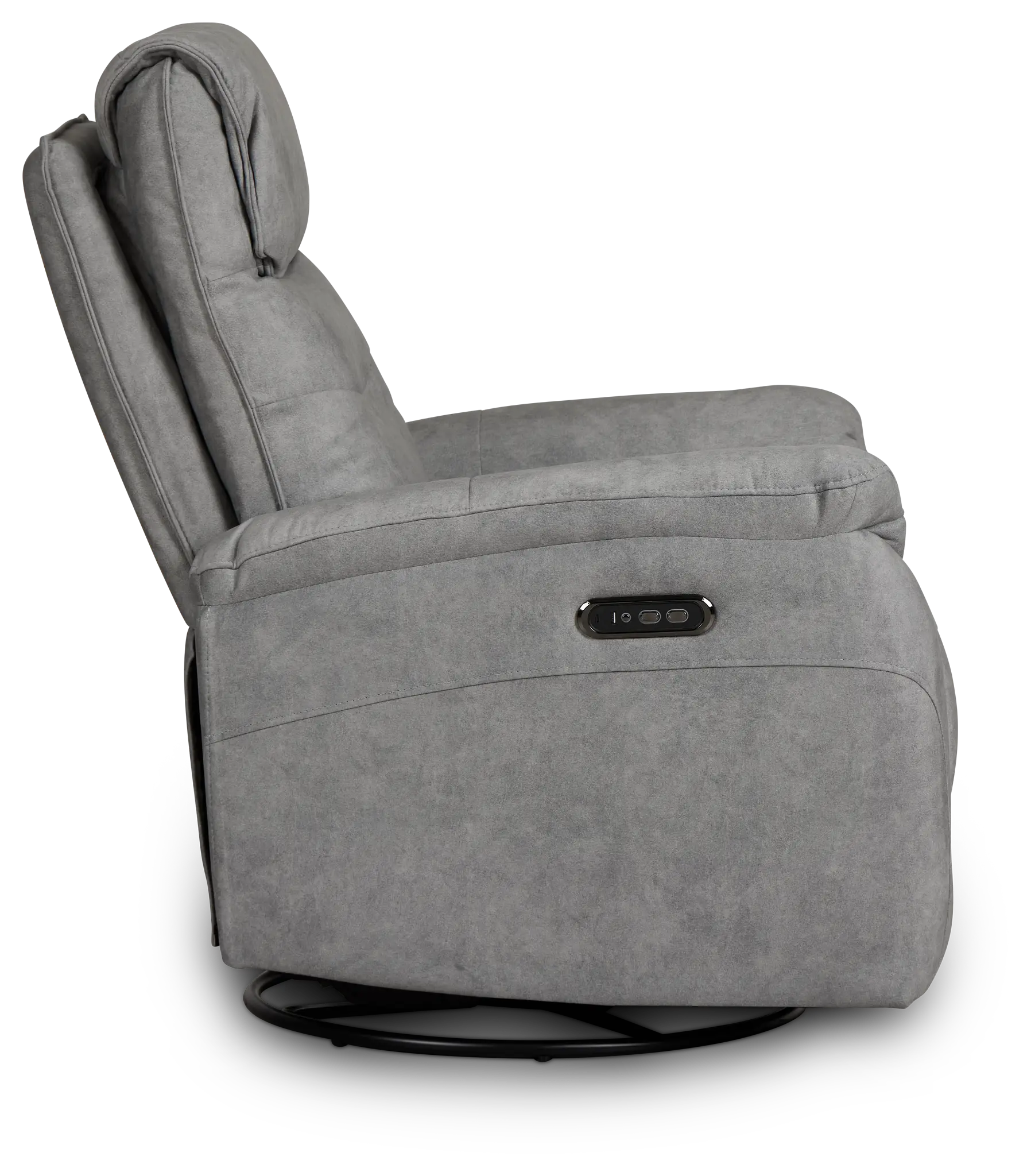 Ryder Gray Micro Power Swivel Glider Recliner Ryder Gray Micro Power Swivel Glider Recliner