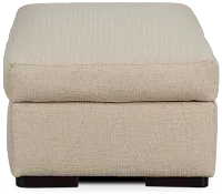 Veronica Khaki Down Ottoman
