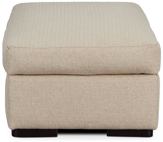 Veronica Khaki Down Ottoman