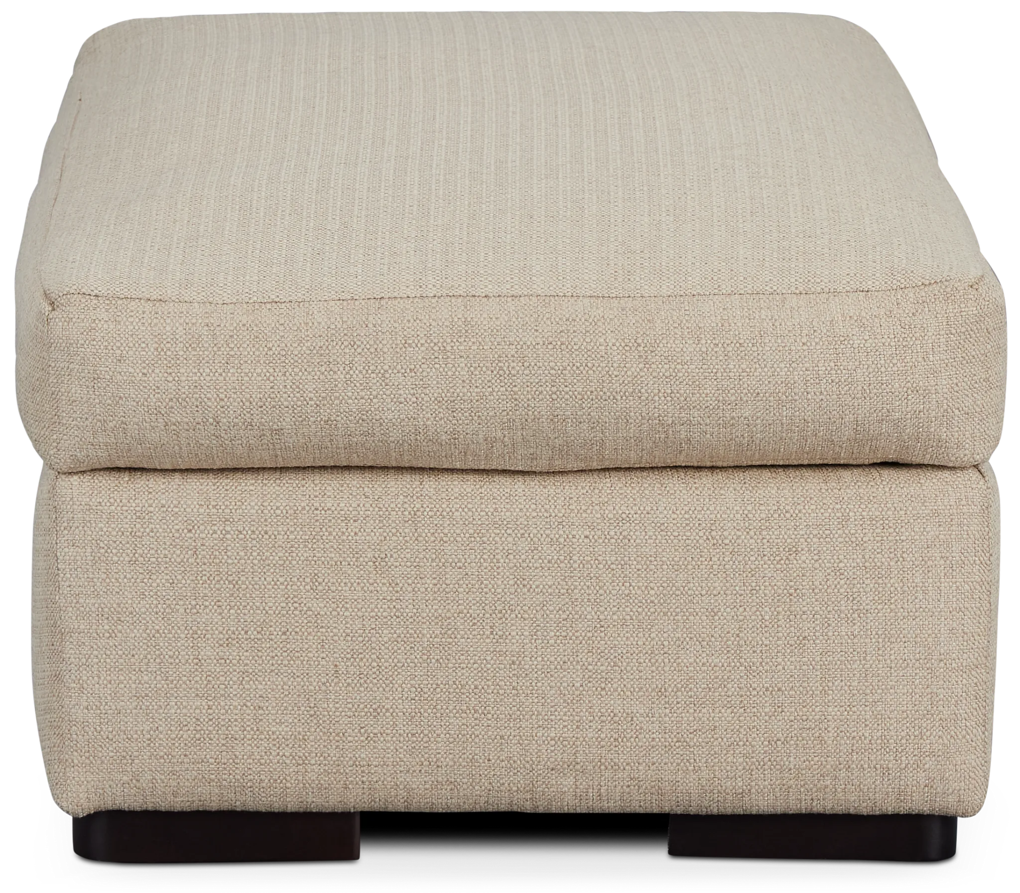 Veronica Khaki Down Ottoman