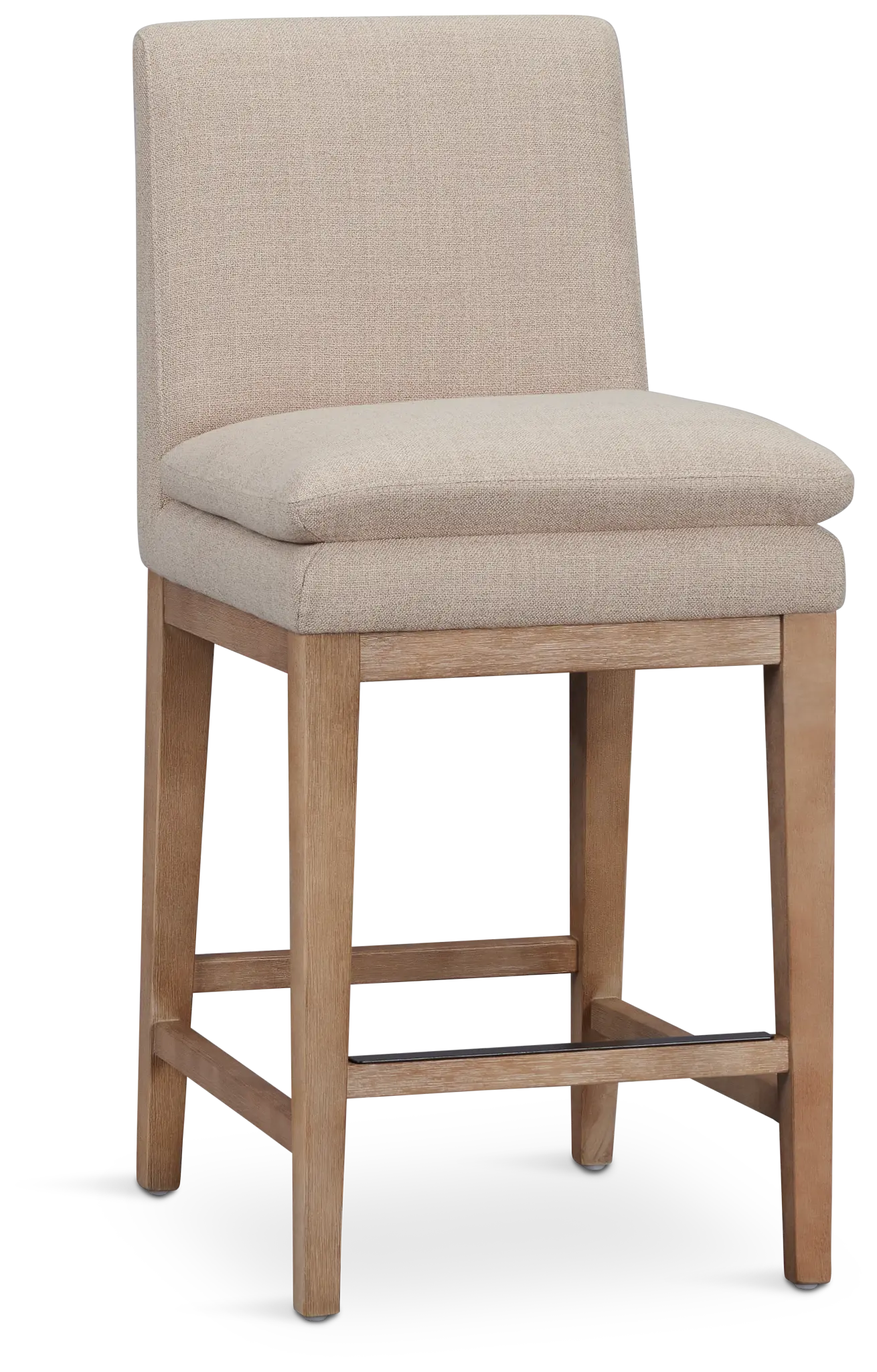 Willow Light Beige Fabric 24" Upholstered Barstool Willow Light Beige Fabric 24" Upholstered Barstool